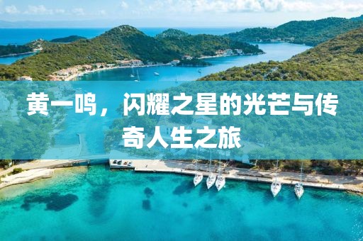 黄一鸣，闪耀之星的光芒与传奇人生之旅