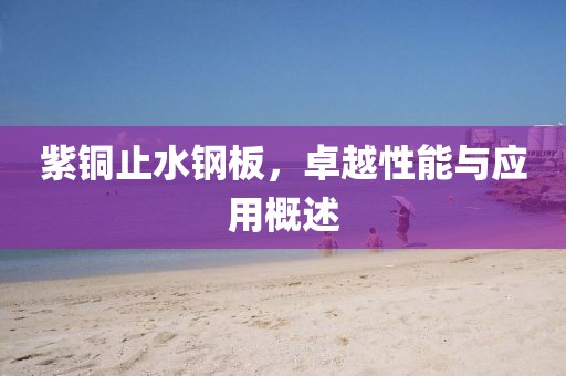 紫铜止水钢板