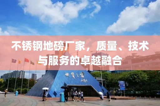 不锈钢地磅厂家，质量、技术与服务的卓越融合