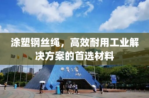 涂塑钢丝绳，高效耐用工业解决方案的首选材料