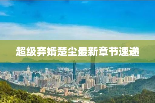 超级弃婿楚尘最新章节速递