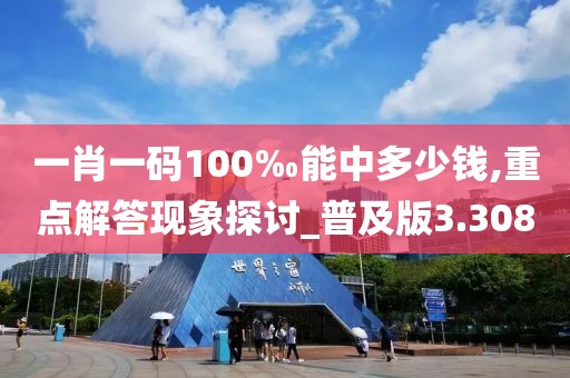 一肖一码100‰能中多少钱,重点解答现象探讨_普及版3.308