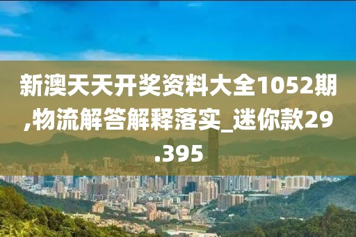 新澳天天开奖资料大全1052期,物流解答解释落实_迷你款29.395