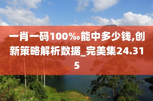 一肖一码100‰能中多少钱,创新策略解析数据_完美集24.315