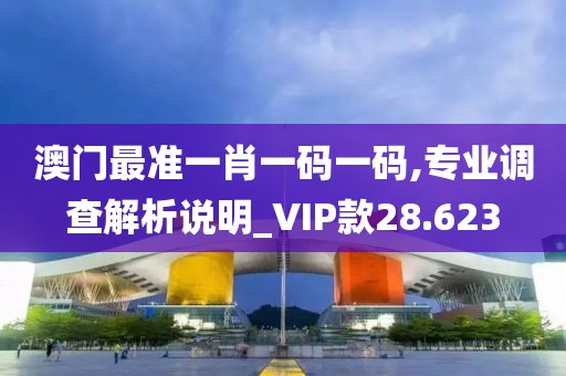 澳门最准一肖一码一码,专业调查解析说明_VIP款28.623