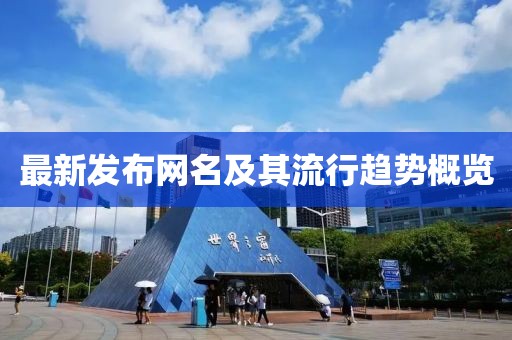 最新发布网名及其流行趋势概览