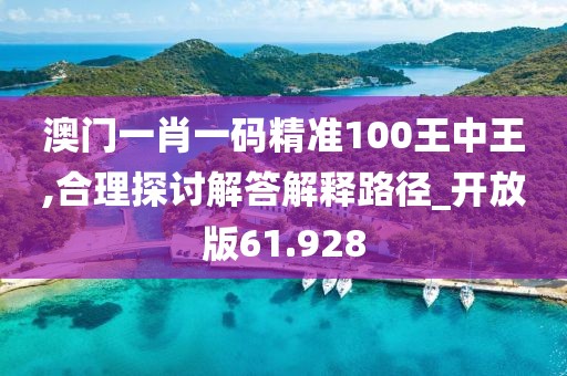 澳门一肖一码精准100王中王,合理探讨解答解释路径_开放版61.928