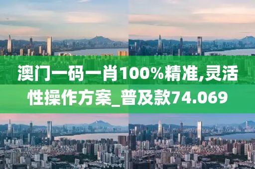 澳门一码一肖100%精准,灵活性操作方案_普及款74.069