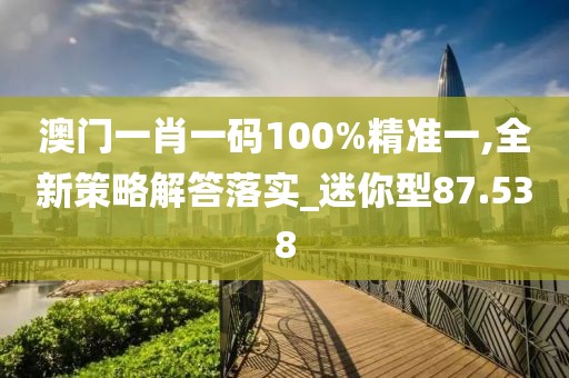 澳门一肖一码100%精准一,全新策略解答落实_迷你型87.538