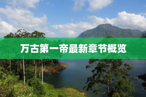 万古第一帝最新章节概览