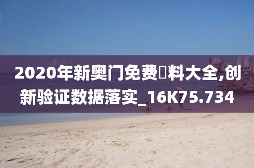 2020年新奥门免费資料大全,创新验证数据落实_16K75.734