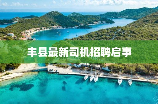 丰县最新司机招聘启事