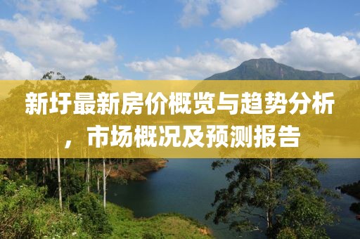 新圩最新房价概览与趋势分析，市场概况及预测报告
