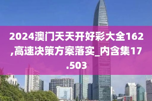 2024澳门天天开好彩大全162,高速决策方案落实_内含集17.503