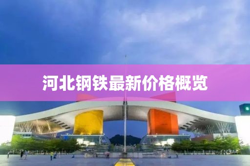 河北钢铁最新价格概览