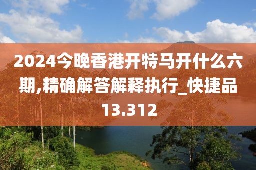 2024今晚香港开特马开什么六期,精确解答解释执行_快捷品13.312