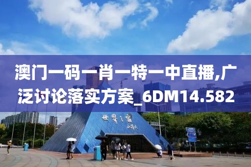 澳门一码一肖一特一中直播,广泛讨论落实方案_6DM14.582