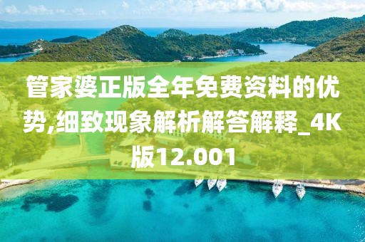 管家婆正版全年免费资料的优势,细致现象解析解答解释_4K版12.001