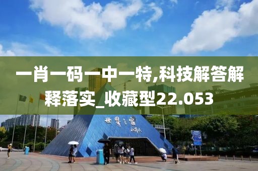 一肖一码一中一特,科技解答解释落实_收藏型22.053