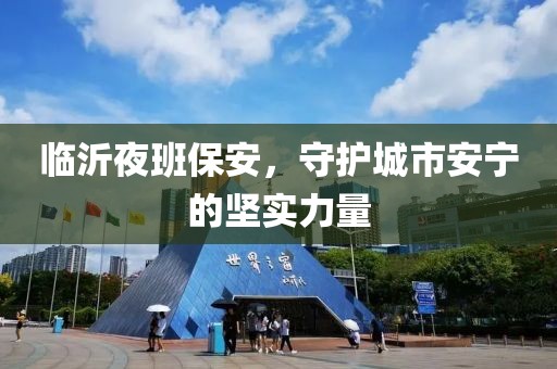 临沂夜班保安，守护城市安宁的坚实力量