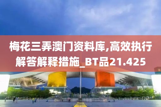 梅花三弄澳门资料库,高效执行解答解释措施_BT品21.425