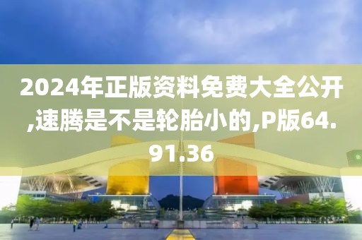 2024年正版资料免费大全公开,速腾是不是轮胎小的,P版64.91.36