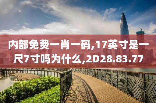 内部免费一肖一码,17英寸是一尺7寸吗为什么,2D28.83.77