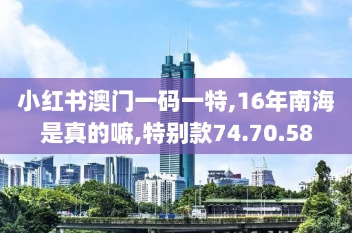 小红书澳门一码一特,16年南海是真的嘛,特别款74.70.58