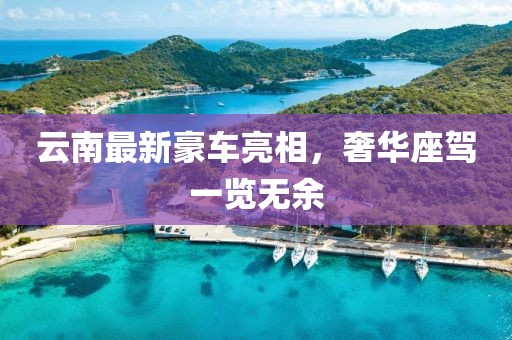 云南最新豪车亮相，奢华座驾一览无余
