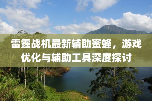 雷霆战机最新辅助蜜蜂，游戏优化与辅助工具深度探讨