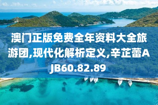 澳门正版免费全年资料大全旅游团,现代化解析定义,辛芷蕾AJB60.82.89