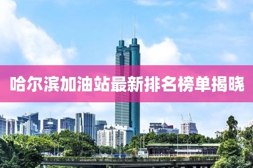 哈尔滨加油站最新排名榜单揭晓