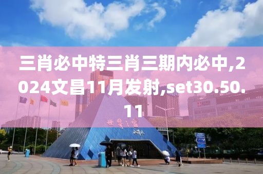 三肖必中特三肖三期内必中,2024文昌11月发射,set30.50.11