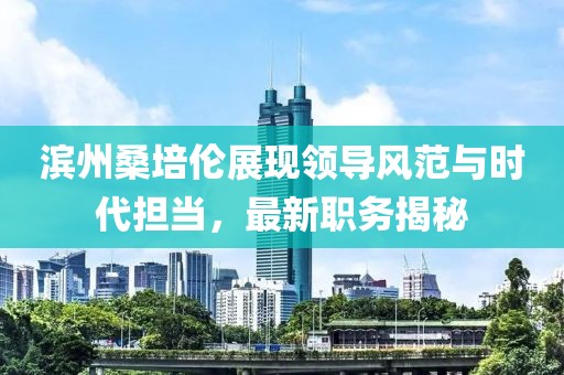 滨州桑培伦展现领导风范与时代担当，最新职务揭秘