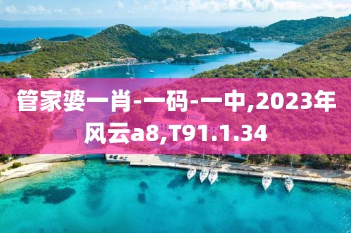 管家婆一肖-一码-一中,2023年风云a8,T91.1.34