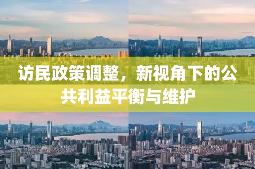 访民政策调整，新视角下的公共利益平衡与维护