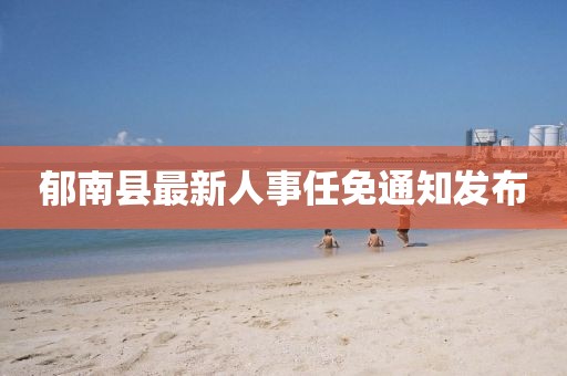 郁南县最新人事任免通知发布
