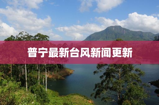 普宁最新台风新闻更新