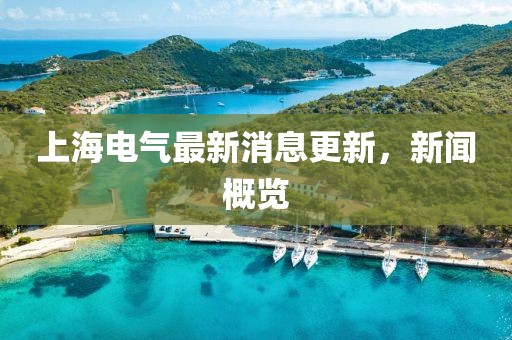 上海电气最新消息更新，新闻概览