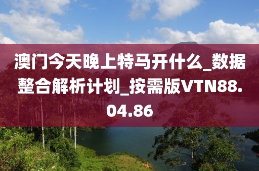 澳门今天晚上特马开什么_数据整合解析计划_按需版VTN88.04.86