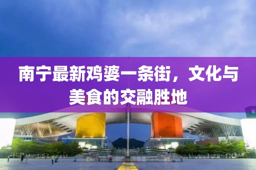 南宁最新鸡婆一条街，文化与美食的交融胜地