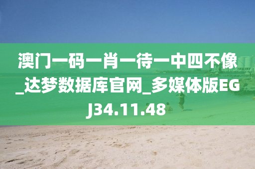 澳门一码一肖一待一中四不像_达梦数据库官网_多媒体版EGJ34.11.48