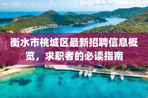 衡水市桃城区最新招聘信息概览，求职者的必读指南