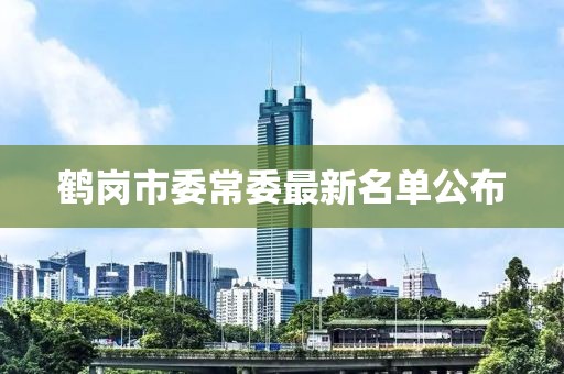 鹤岗市委常委最新名单公布