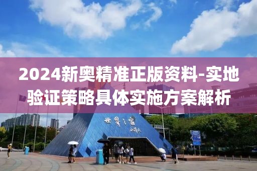 2024新奥精准正版资料-实地验证策略具体实施方案解析