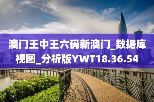 澳门王中王六码新澳门_数据库视图_分析版YWT18.36.54