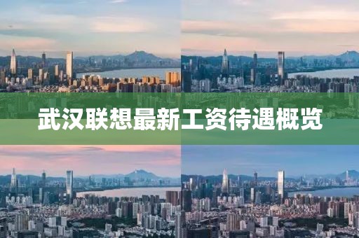 武汉联想最新工资待遇概览