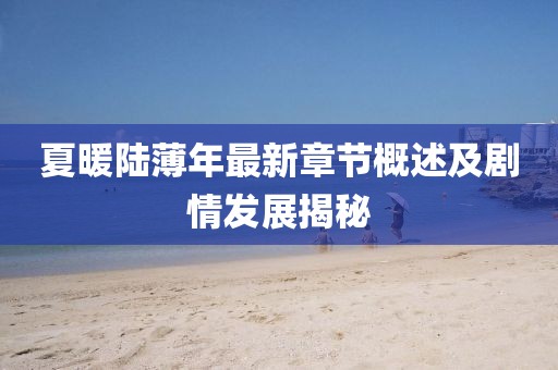 夏暖陆薄年最新章节概述及剧情发展揭秘