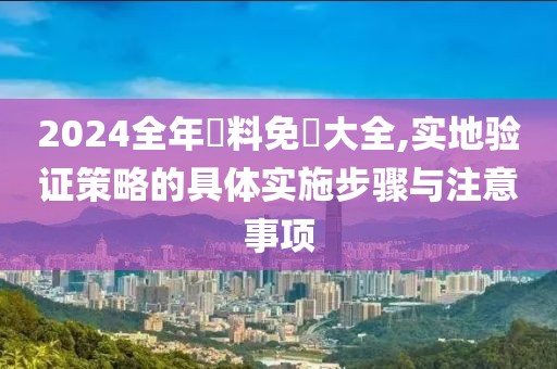 2024全年資料免費大全,实地验证策略的具体实施步骤与注意事项