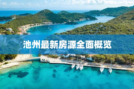 池州最新房源全面概览